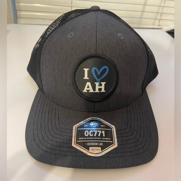outdoor cap Company Accessories - I ♥ AH Trucker Hat – OC771 by Outdoor Cap (One Size)
